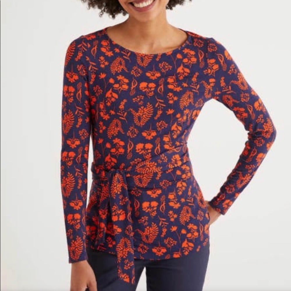 Boden Bernadette Jersey Top▪️size 14